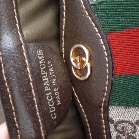 Authentic Vintage Gucci GG Monogram Supreme Sherry Web Ophidia Clutch Crossbody - Picture 9 of 10